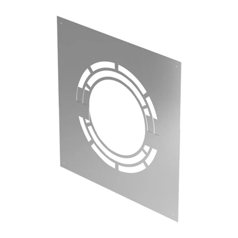 Schiedel Abdeckblende für Hinterlüftung 30-45° Ø130 mm glänzend Expressversand