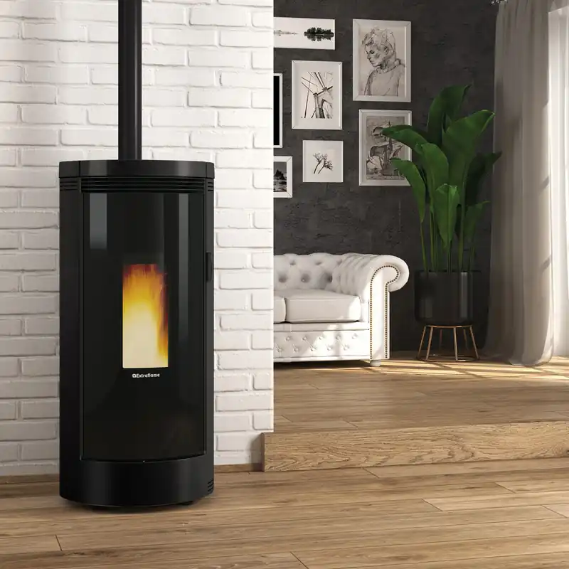 Extraflame Prestige Line Debby 16 EVO Pelletofen Schwarz Sichere Zahlung