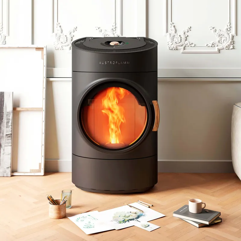 Nur Heute Austroflamm Clou 2.0 Pelletofen Stahl gussgrau 10kW