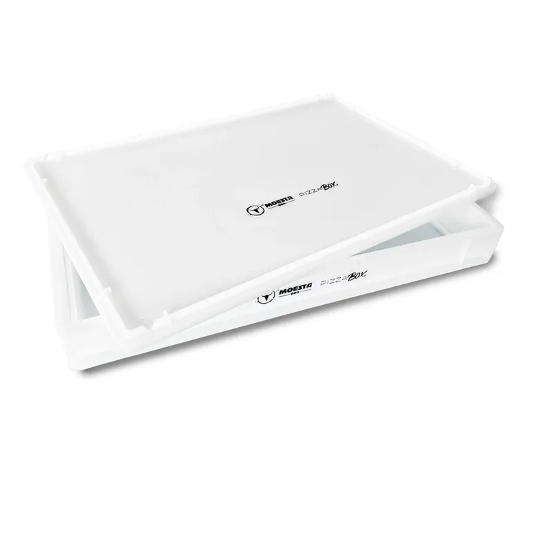 Moesta Pizzabox Set mit Deckel, Gärbox für Teiglinge Schneller Versand