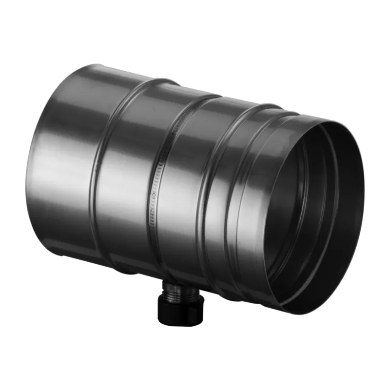 Schiedel PRIMA PLUS Rohrelement 200mm Ø130 mm mit Kondensatablauf einwandig matt Wochenendangebot
