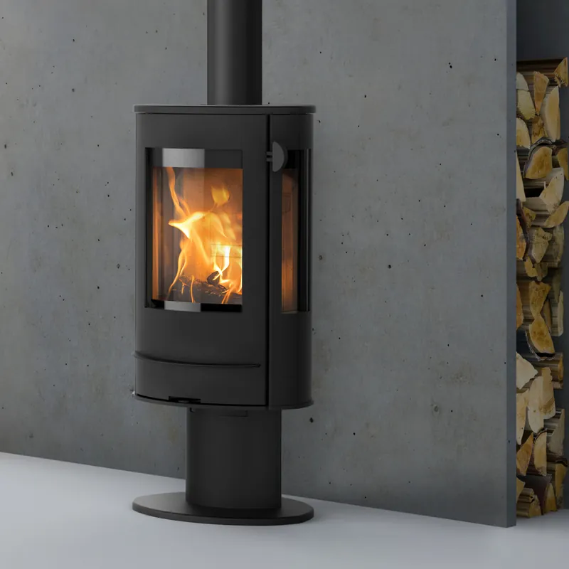 Lotus Liva 7 G Kaminofen Schwarz / Seitenglas, RR hinten od. RR oben / optional Griffvarianten Letzte Chance