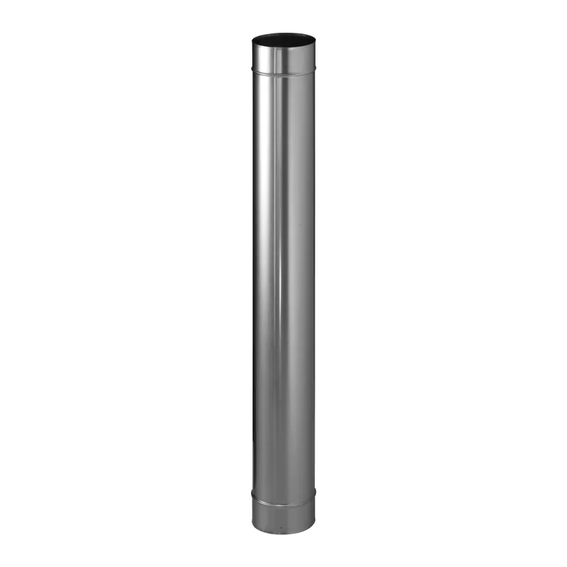 Schiedel PRIMA PLUS Rohrelement 1000mm Ø130 mm mit Doppelmuffe einwandig matt Angebot