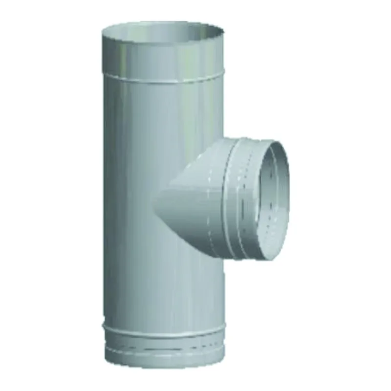 Top-Preis Schiedel PRIMA PLUS Inspektions T-Stück 90° H1 Ø130 mm einwandig matt
