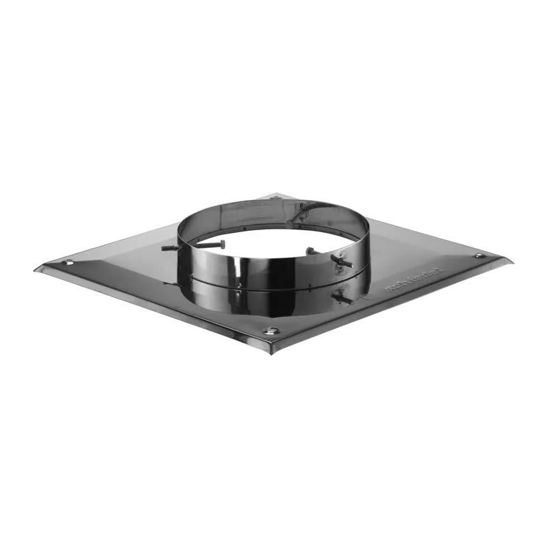 Schiedel Schachtabdeckung 450x450mm für Ø180 mm bis Ø230 mm glänzend Highlight