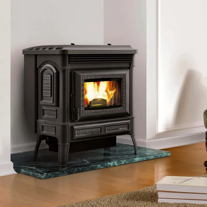 Extraflame Teodora 16 Evo Pelletofen Gusseisen Schwarz Preis Gesenkt