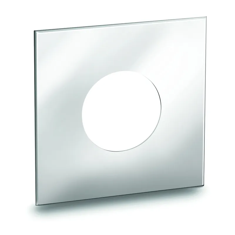 Zertifiziert Schiedel Anschlussblende eckig 120 mm Ø200 mm glänzend