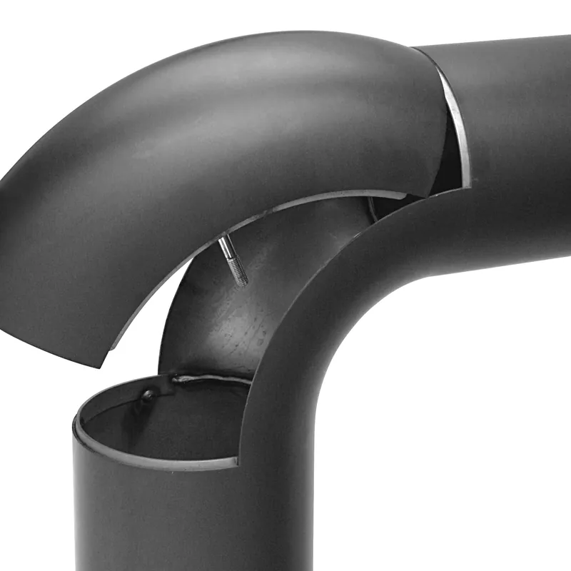 Nur Heute Raik Basic Rauchrohr / Ofenrohr 150mm - Rauchrohrset Rund gussgrau B-Ware
