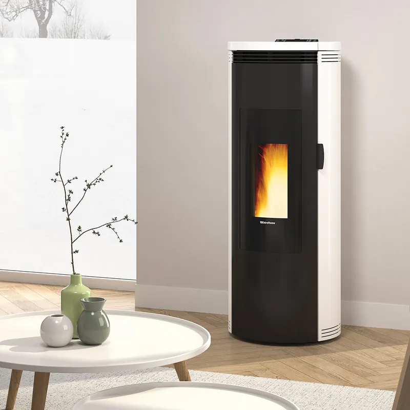 Heißes Angebot Extraflame Amika 16 Pelletofen Weiß
