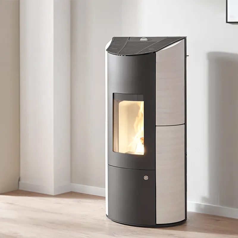 Neue Ware Olsberg Levana 3.0 Pelletofen Stahl Schwarz/Keramik Caffe Freddo 6kW