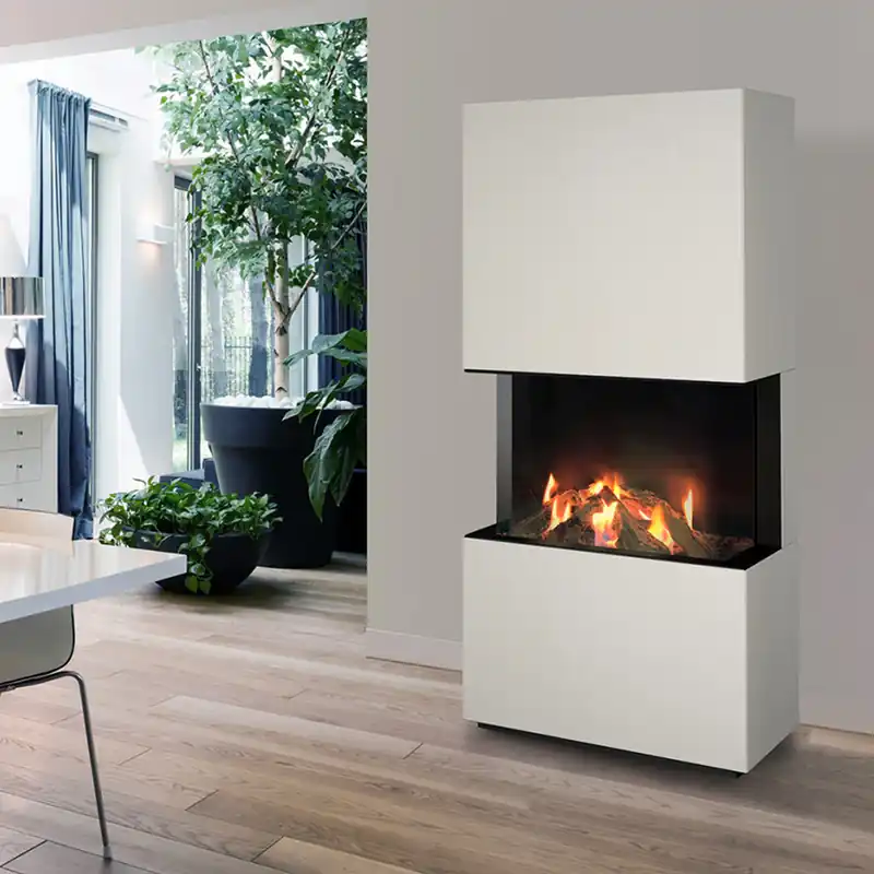 Olsberg Osorno Gaskaminbausatz Kalkstein Beige Teramo Natura, Flüssiggas Sonderangebot
