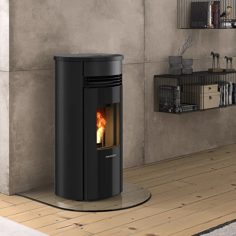 Oranier Sando 50 Pelletofen Stahl Schwarz Kracherpreis