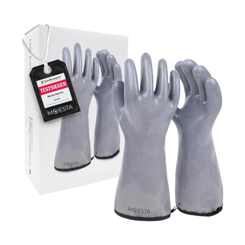 Nur Für Kurze Zeit Moesta HeatPro Gloves Grillhandschuhe grau (XXL)
