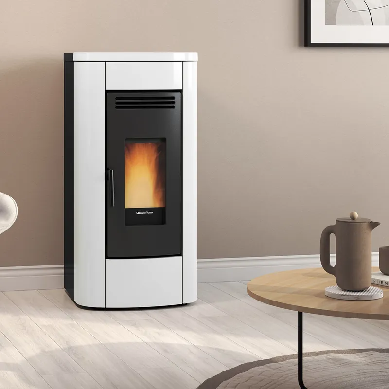 Sichere Zahlung Extraflame Klaudia 16 Evo Pelletofen Weiß