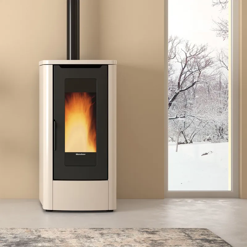 Extraflame Teorema 16 Pelletofen Elfenbein Wochenendangebot