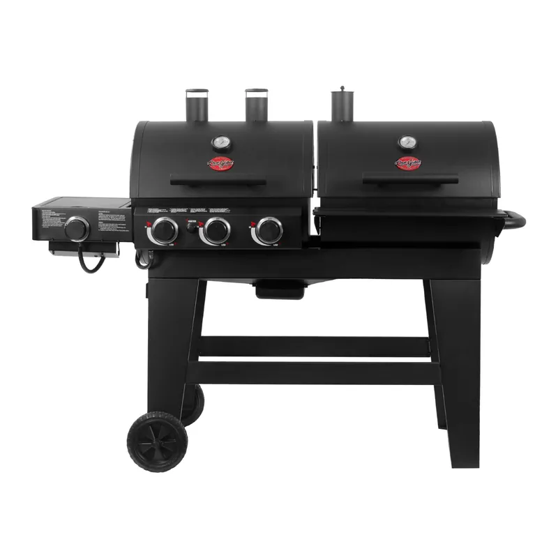 Neuheit Char-Griller Double Play Gas- & Holzkohle-Grill (ohne Druckminderer)