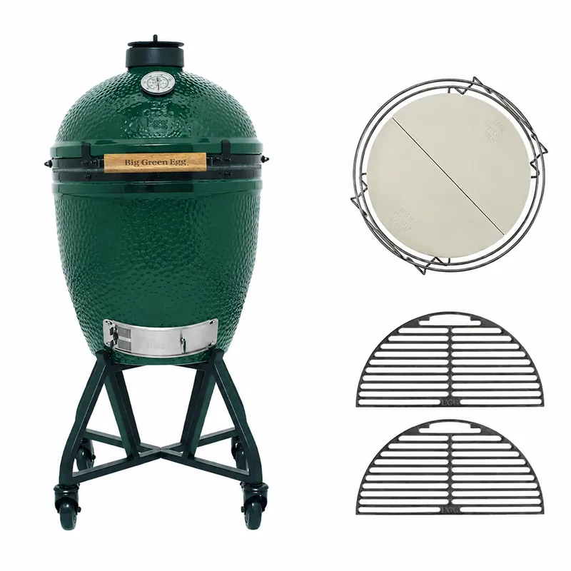 Günstig Big Green Egg Keramikgrill Large Starterset