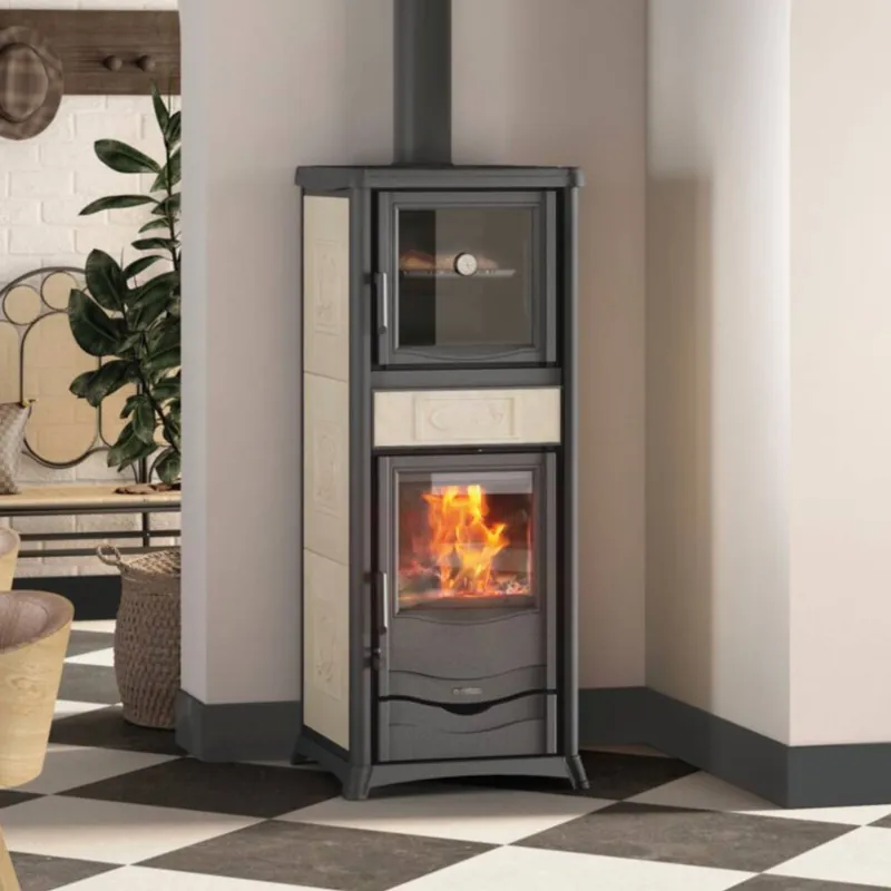La Nordica ROSSELLA PLUS FORNO.165 Keramik - Panna Kaminofen Rabatt