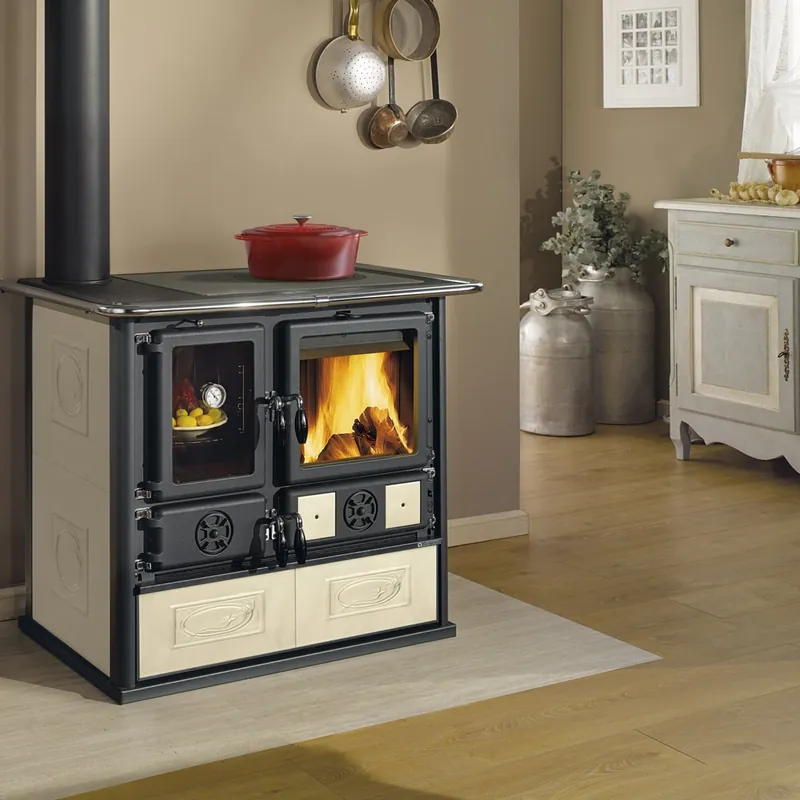 Bestpreis La Nordica ROSA SX REVERSE.16 Keramik - Panna Küchenofen