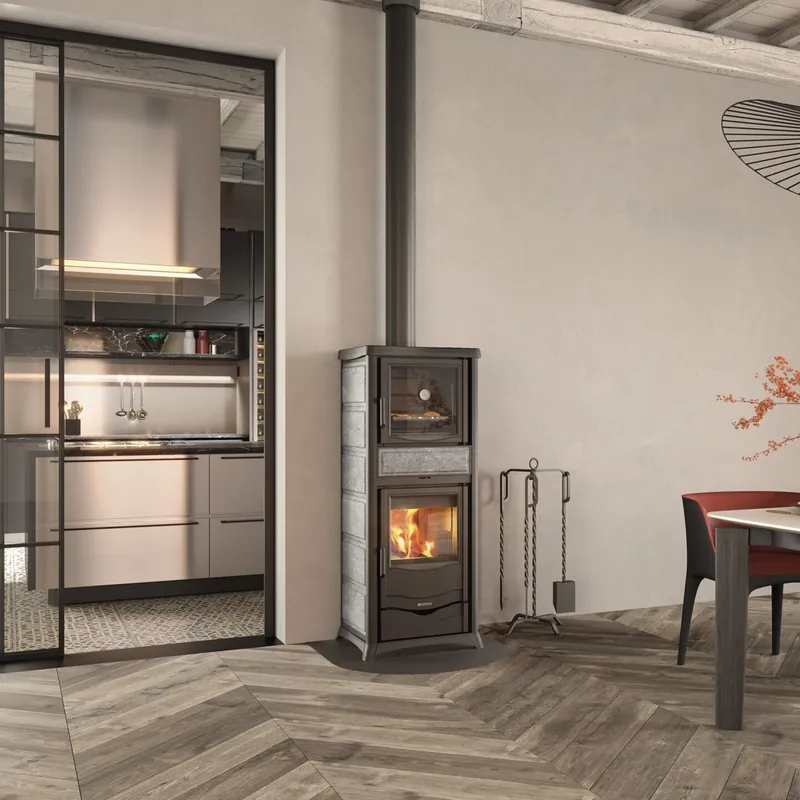 La Nordica T.ROSSELLA PLUS FORNO DSA.16 PETRA - Naturstein Kaminofen Echt