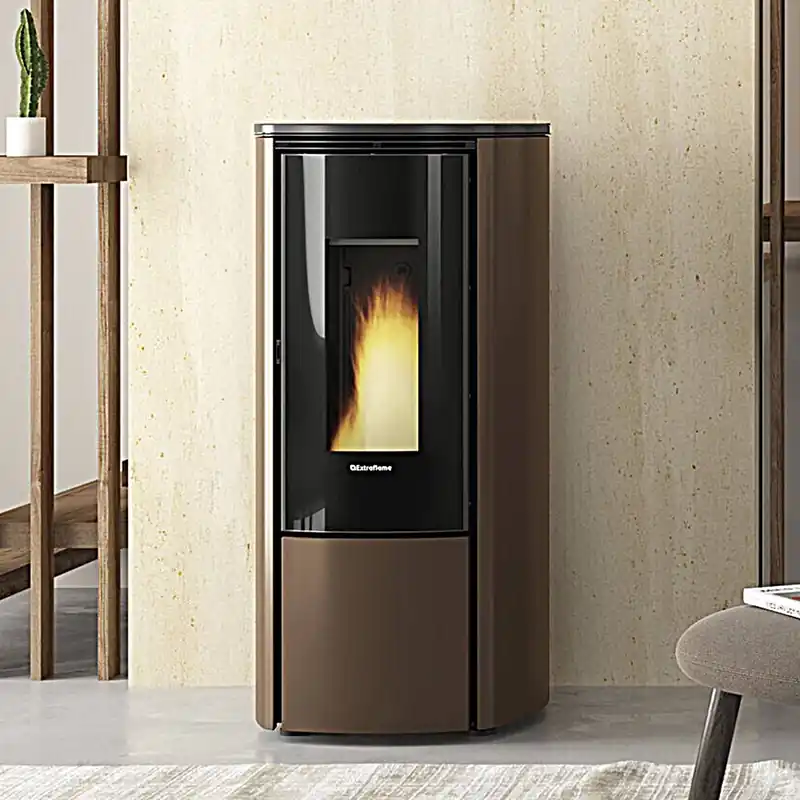 Extraflame KATIA 9 5.0 EVO - Bronze Pelletofen EVOLUTION LINE Nur Für Kurze Zeit