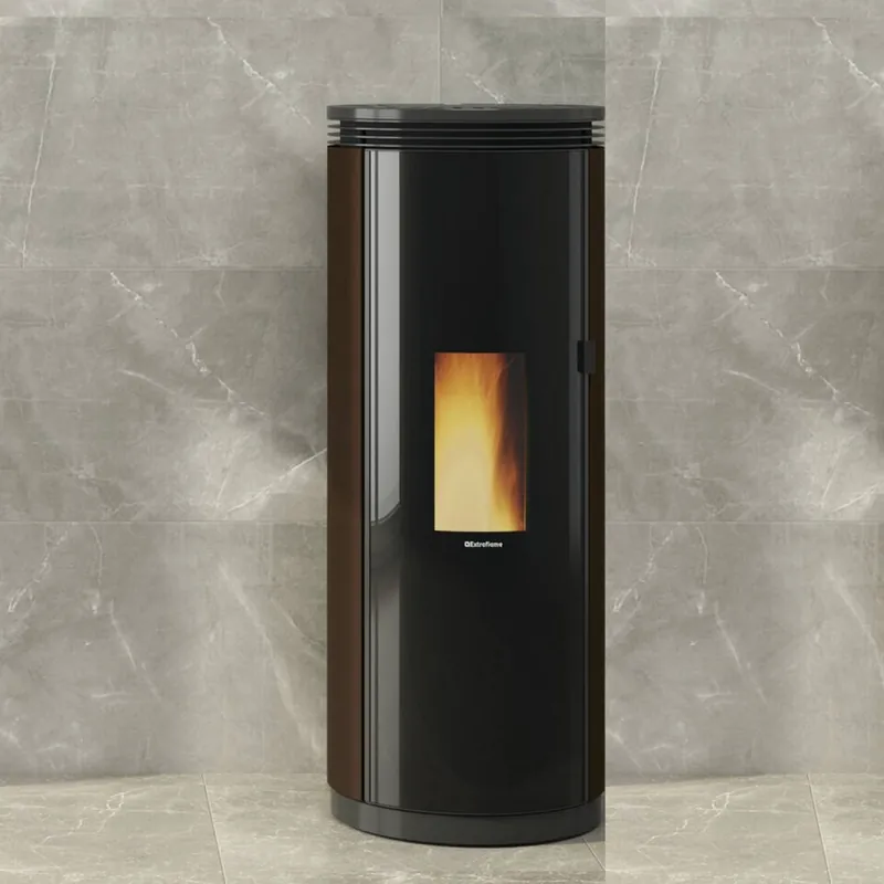 Expressversand Extraflame PAMELA STEEL - Bronze Pelletofen EVOLUTION LINE