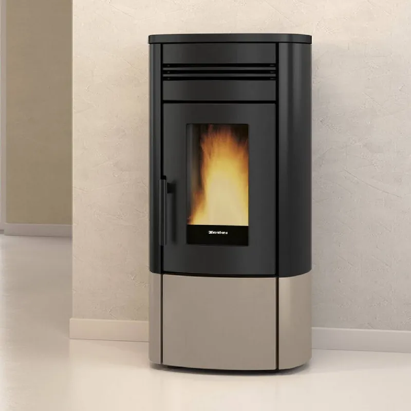 Neuheit Extraflame NORIS - Taupe Matt Pelletofen EVOLUTION LINE