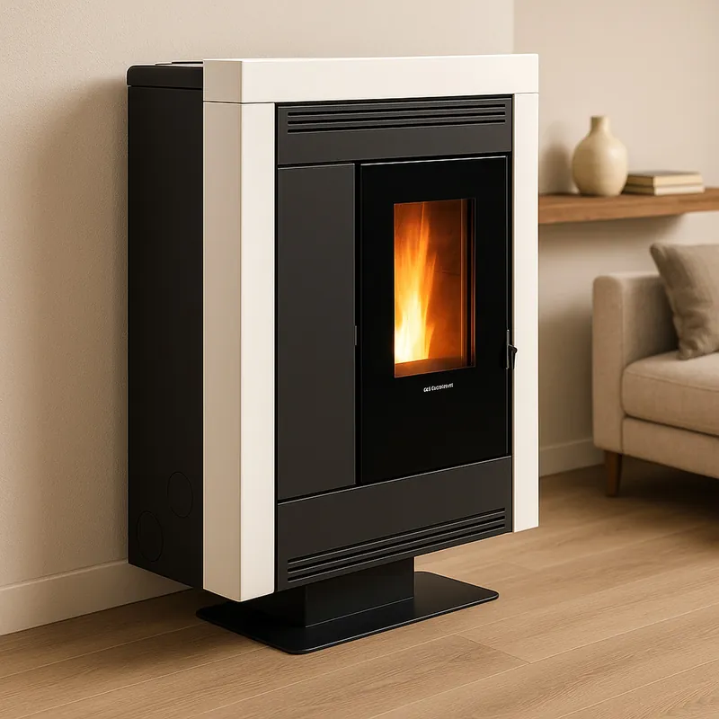 Extraflame SOUVENIR PLUS STEEL 5.0 - Weiss Pelletofen Jetzt Bestellen