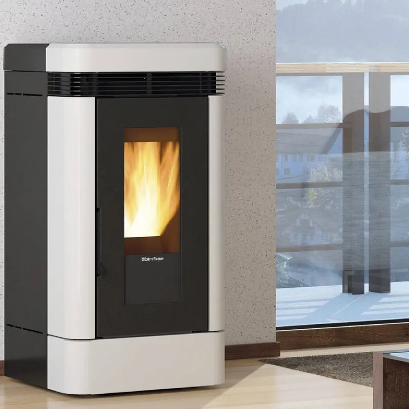 Extraflame LUCIA PLUS.16 - Weiss Pelletofen Sichere Zahlung