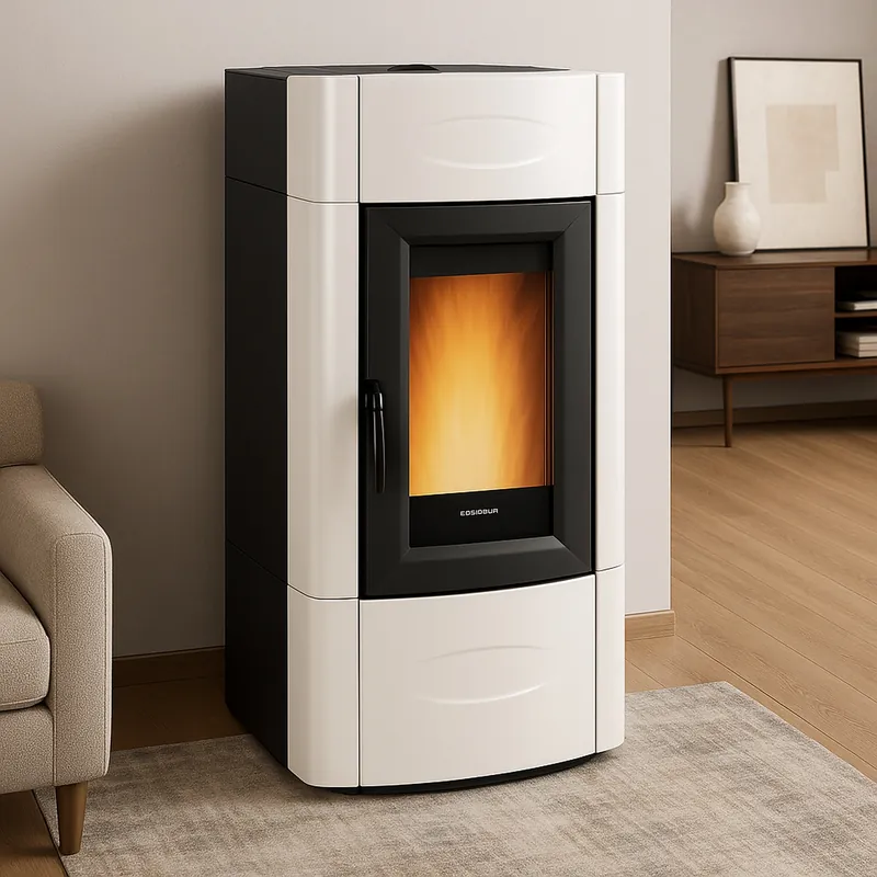 Beliebt Extraflame ISIDORA IDRO H23 5.0 EVO - Weiss wassergeführter Pelletofen EVOLUTION LINE
