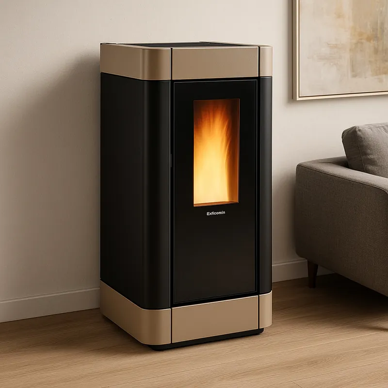 Jetzt Kaufen Extraflame SINFONY - Taupe Pelletofen EVOLUTION LINE