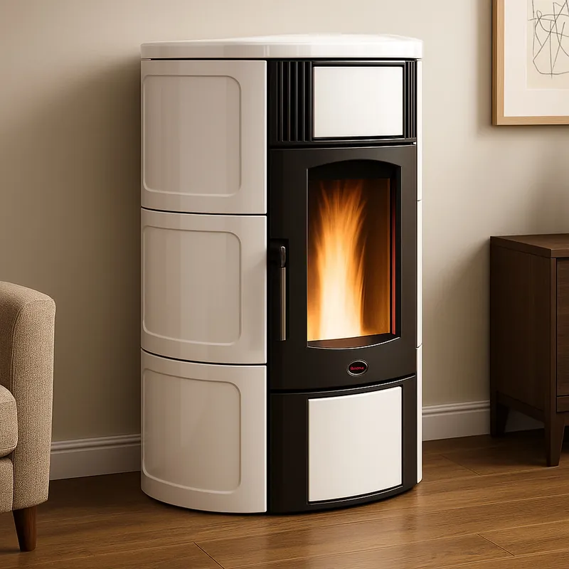 Bestpreis Extraflame ISIDE IDRO 5.0.16 - Weiss wassergeführter Pelletofen