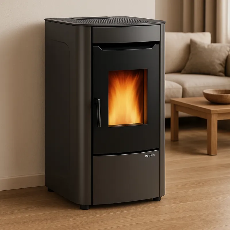 Neue Kollektion Extraflame SABRY 5.0 EVO - Gussgrau Pelletofen PRESTIGE