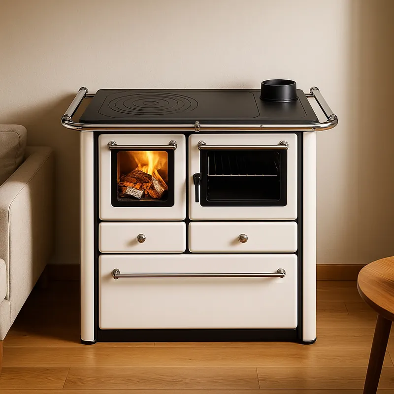 Westminster Holzherd K 85 F II weiß Rauchrohranschluss links Angebot
