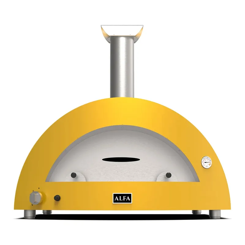 Neue Kollektion Alfa Moderno 5 Pizze Gas-Pizzaofen gelb