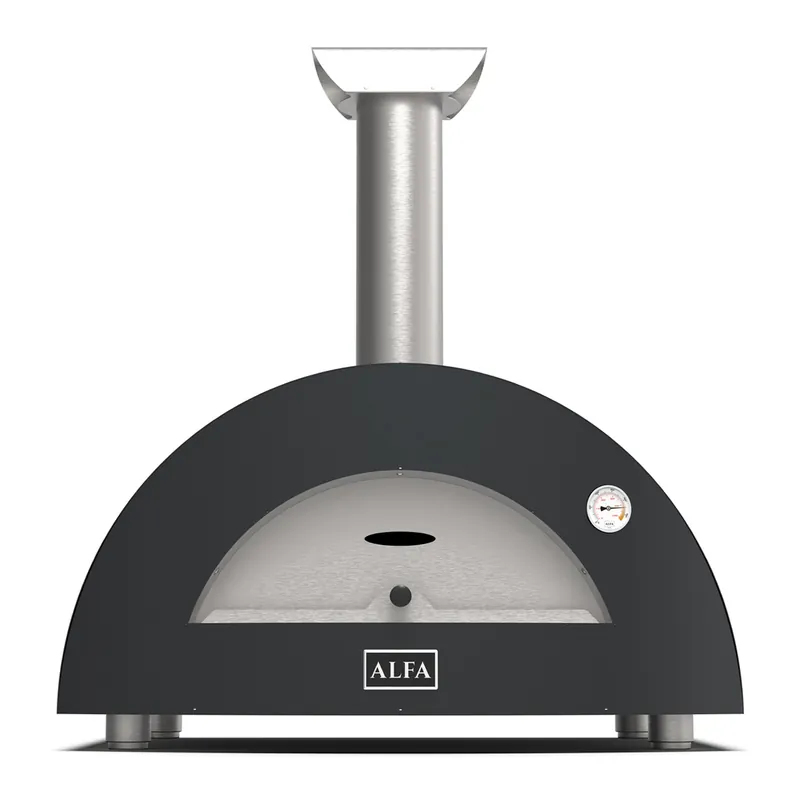 Heißes Angebot Alfa Moderno 2 Pizze Gas-Pizzaofen schiefergrau 50 mBar