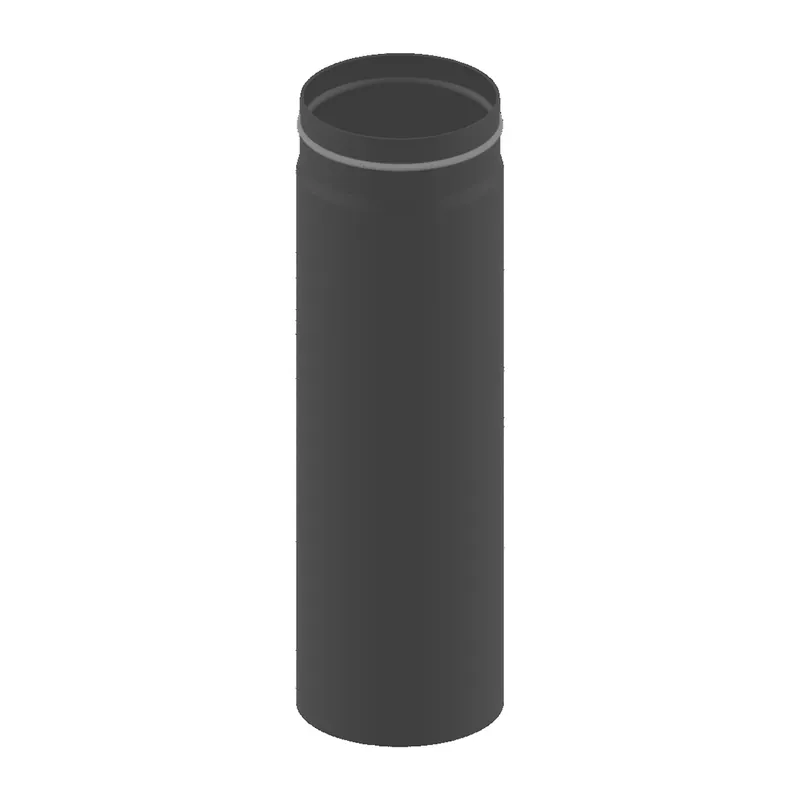 Aktuell Raik Lifestyle Längenelement Durchmesser 150x500x2,00mm eingezogen mit Dichtung grau für Rauchrohr/ Ofenrohr