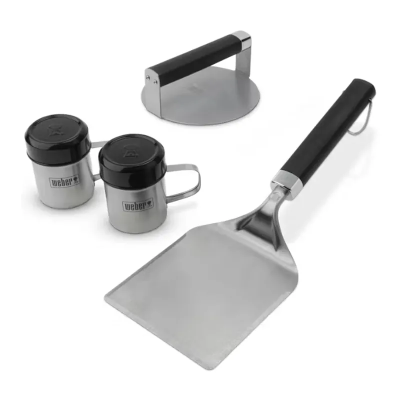 Weber Plancha Smashed Burger Set, 4-teilig Begrenztes Angebot
