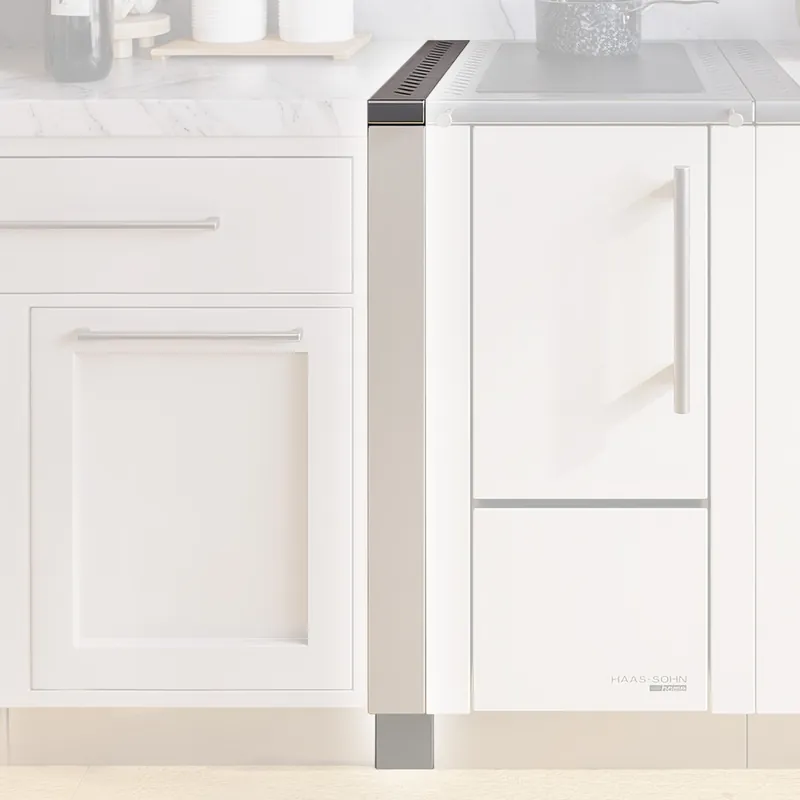Haas+Sohn Abstandsleiste HS 40 links, weiss Rabatt