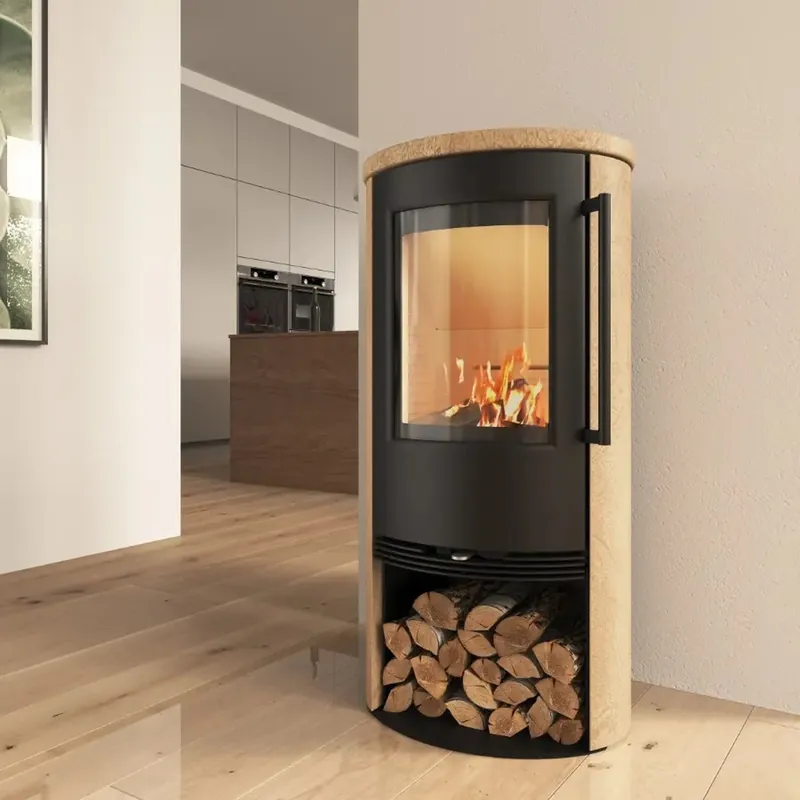 TermaTech TT21RS-CM Kaminofen TermaStone mocca Must-Have