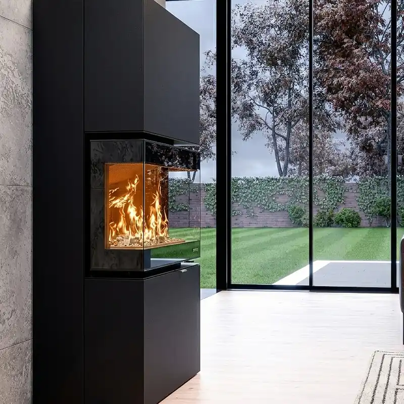 Neue Ware Thermorossi Kaminofen Trilogie schwarz