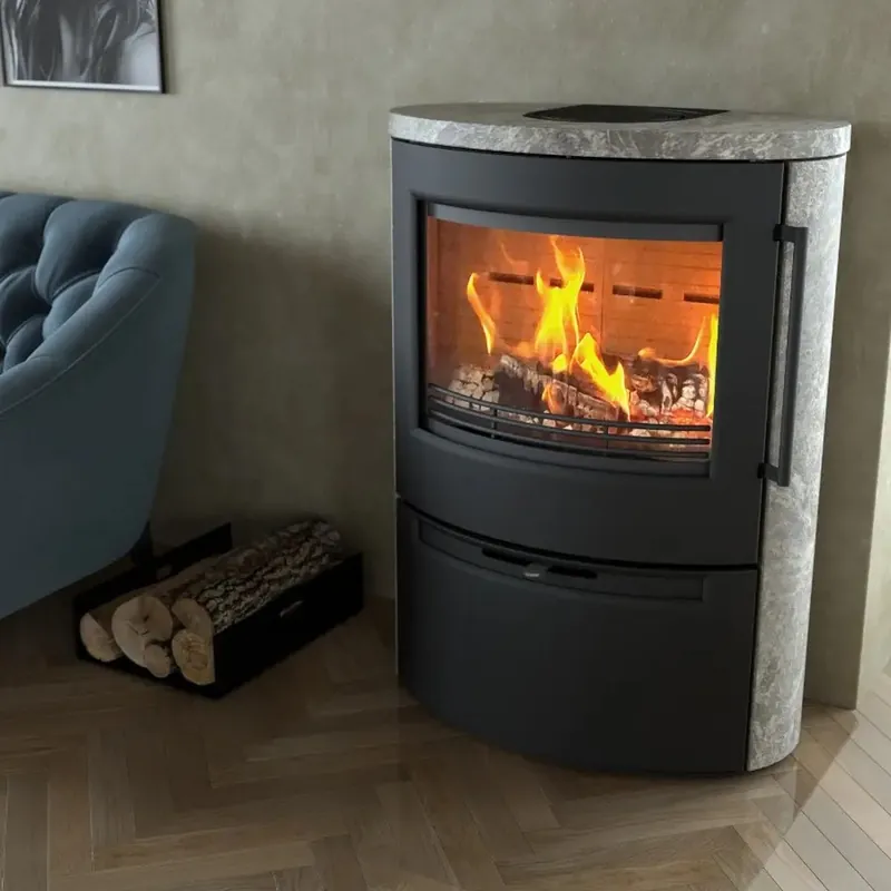 Günstig TermaTech TT55RS Kaminofen Speckstein marmoriert