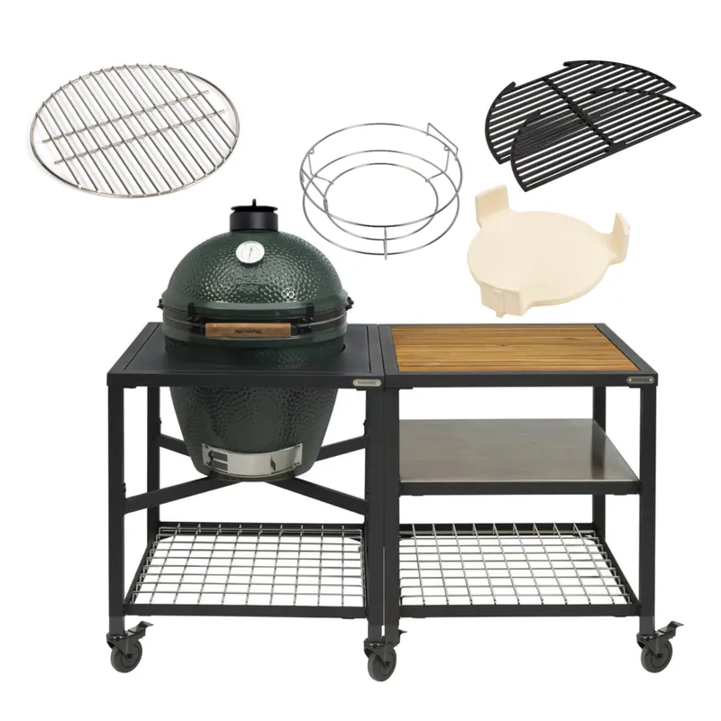 Billig Big Green Egg Keramikgrill - Outdoorküche Large