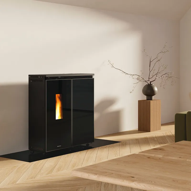 Schneller Versand Extraflame Floriana Idro Crystal wasserführender Pelletofen Evolution Line