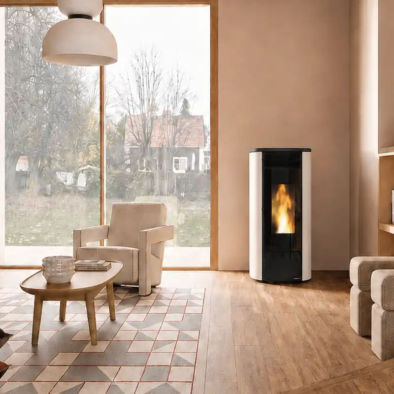 Extraflame Miriana Idro H20 wasserführender Pelletofen elfenbein Evolution Line Schnäppchen