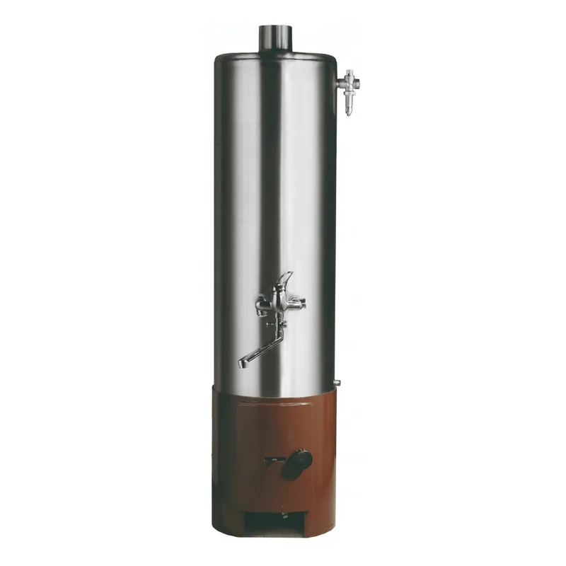 Must-Have Wittigsthal Badeofen druckfest Z100 komplett - Oberofen Edelstahl 100L, Unterofen 100/6 braun, mit MB