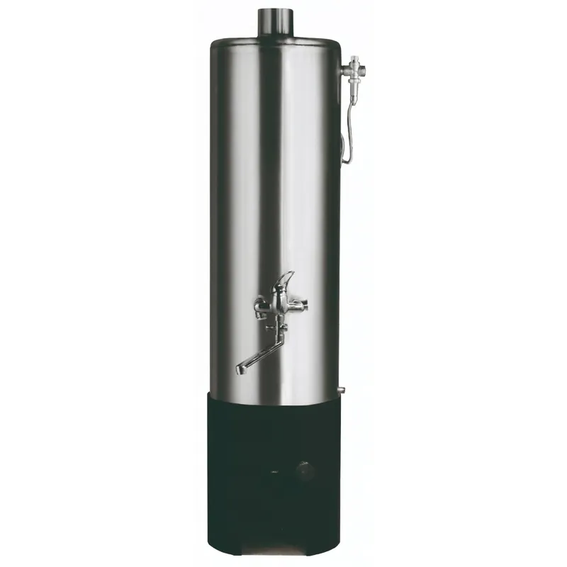 Zertifiziert Wittigsthal Badeofen druckfest Z100 komplett - Oberofen Edelstahl 100L, Unterofen 100/6 schwarz, mit MB