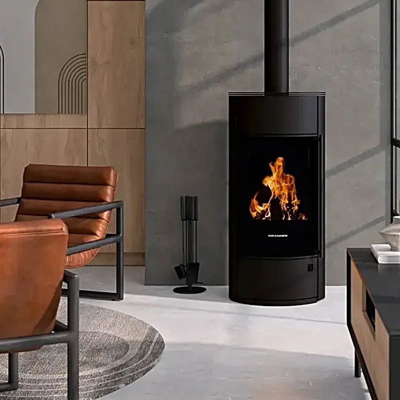 Direkt Vom Hersteller Oranier Polar Neo W+ conFlame Kaminofen pureBLACK