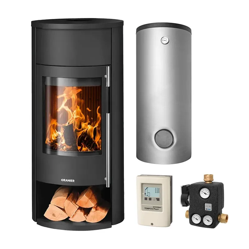 Direkt Vom Hersteller Oranier+ Polar Neo Aqua Stahl Schwarz Set + Hygienespeicher SH 550