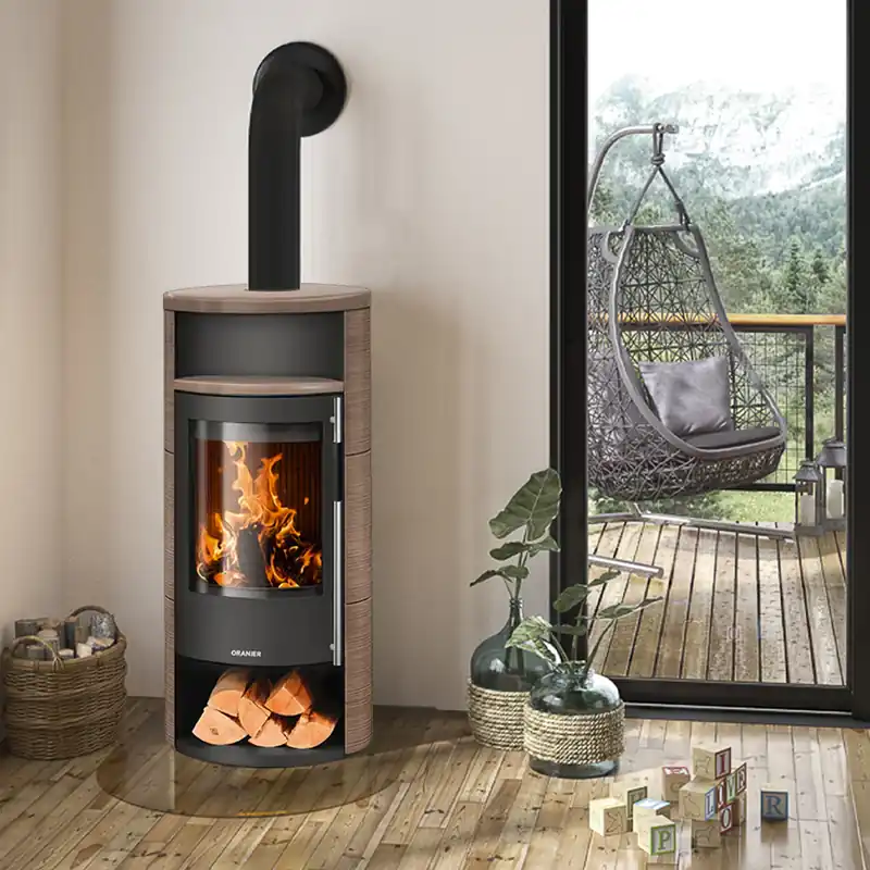Oranier Polar Neo 6 conFlame Kaminofen Keramik Grappa Zertifiziert